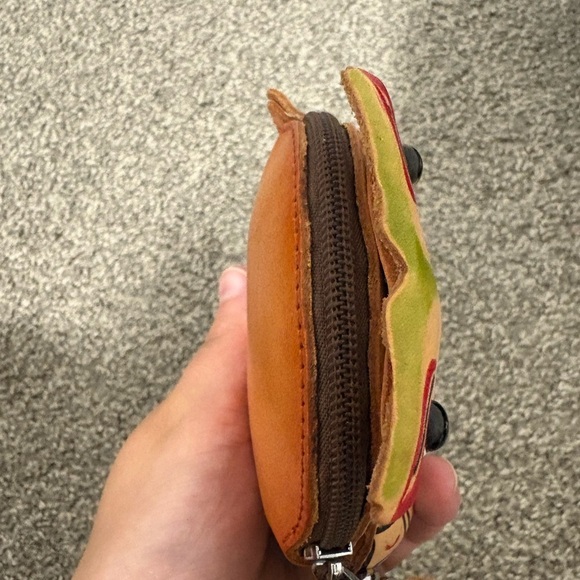 NWT Handcrafted Multicolor Leather Wallet Wristlet Native Totem‎ Coin Purse Bag - Picture 8 of 9